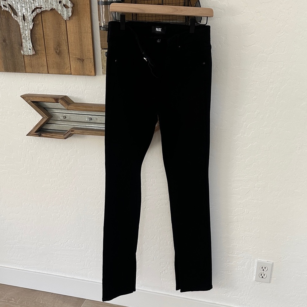 Paige jet black Slim Fit pants